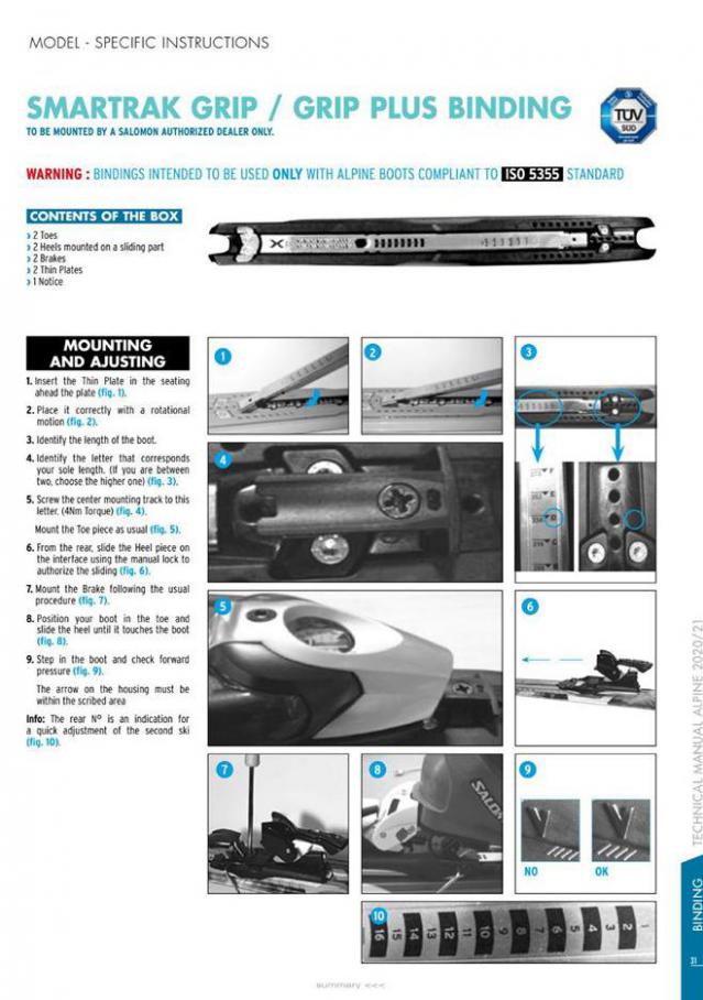  Salomon Tech Manual Alpine 2020-21 . Page 31