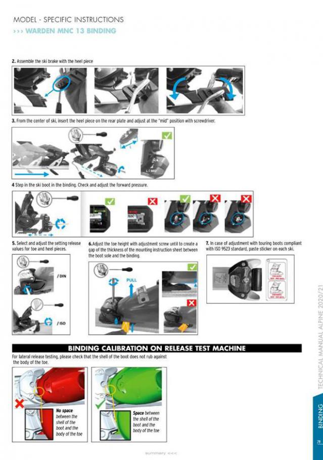  Salomon Tech Manual Alpine 2020-21 . Page 79