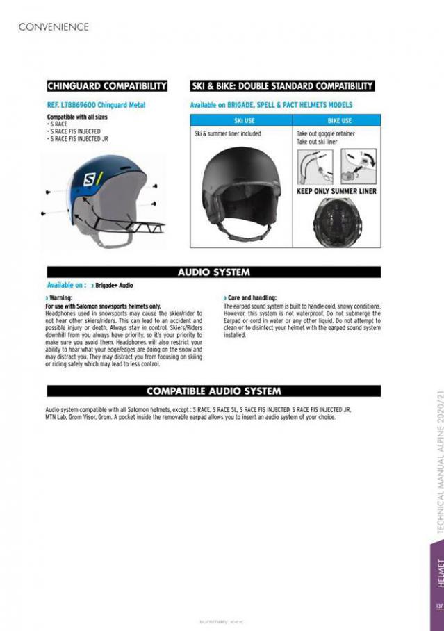  Salomon Tech Manual Alpine 2020-21 . Page 137