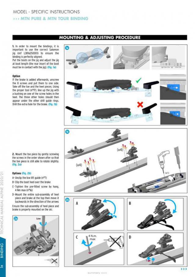  Salomon Tech Manual Alpine 2020-21 . Page 92