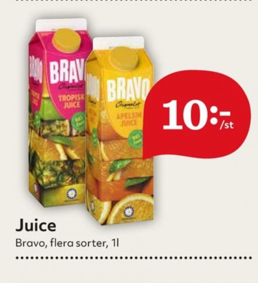 Bravo, Juice, Hemköp 2021