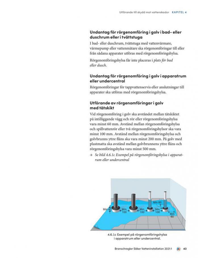  Säker Vatteninstallation 2021:1 . Page 43