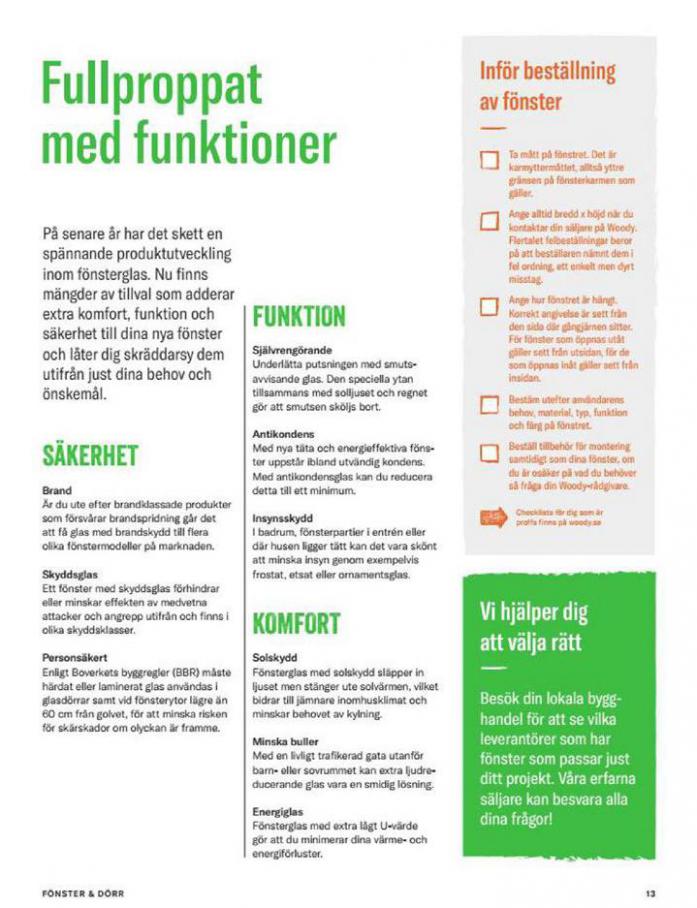  Fixa projeket Fönster & Dörrar 2021 . Page 13