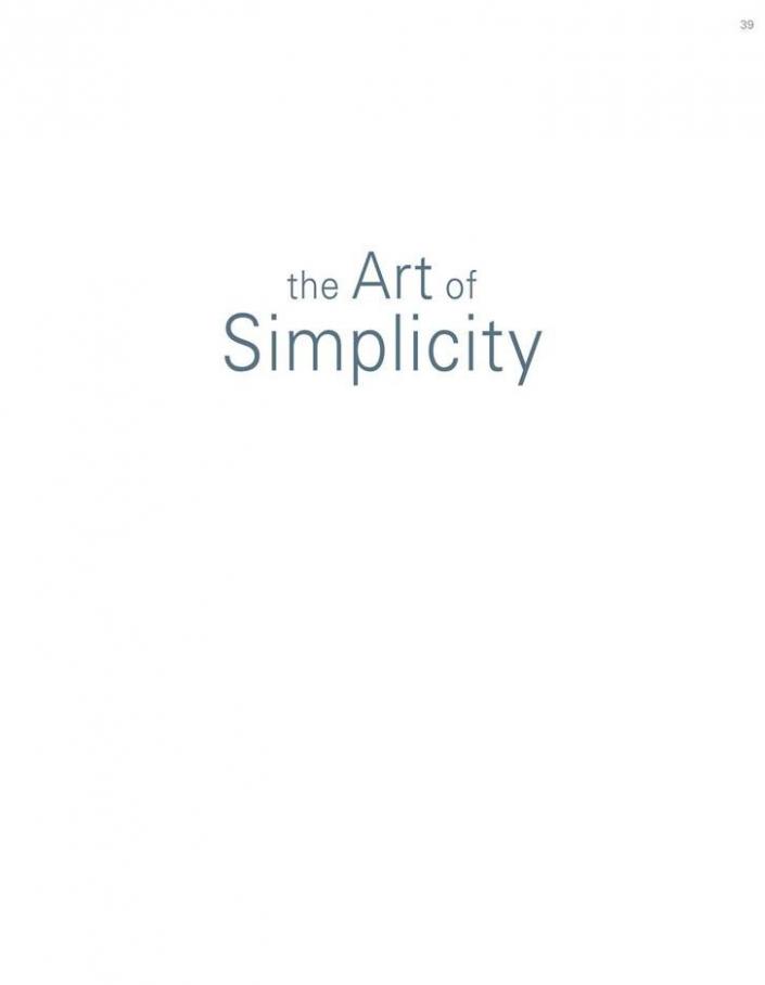  The Art of Simplicity . Page 39