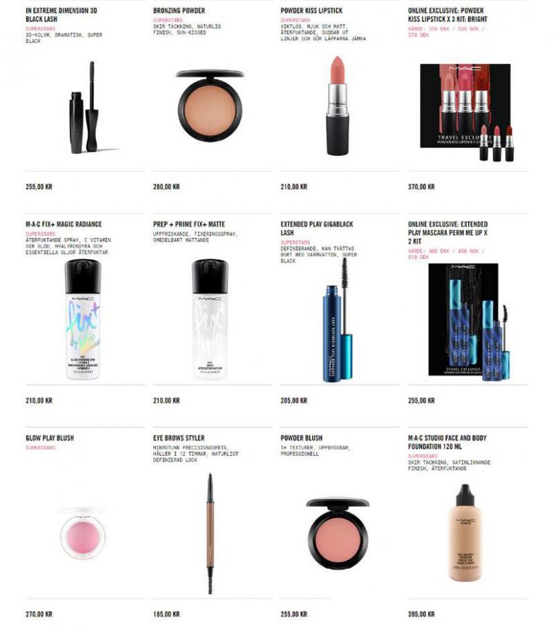  MAC Cosmetics Erbjudande Aktuell Kampanj . Page 2