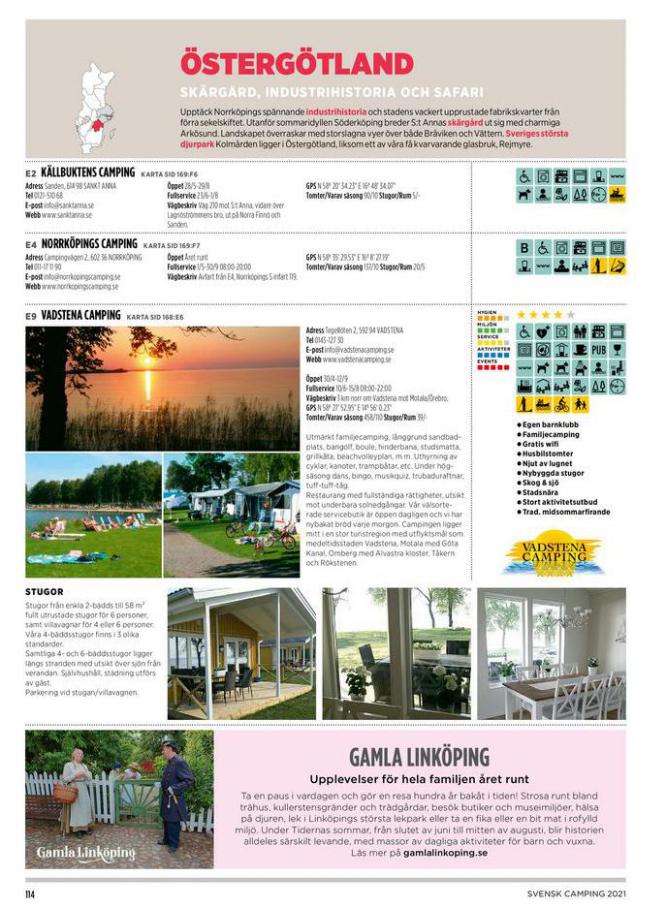  Svensk Camping 2021 . Page 114. Camping