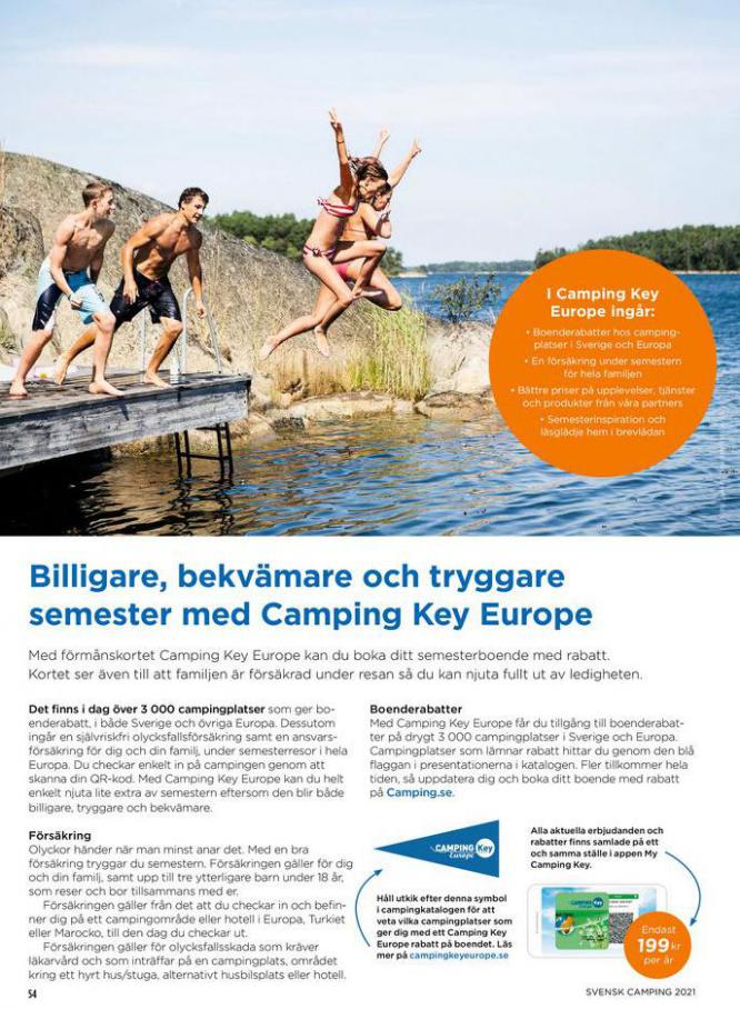 Svensk Camping 2021 . Page 54. Camping