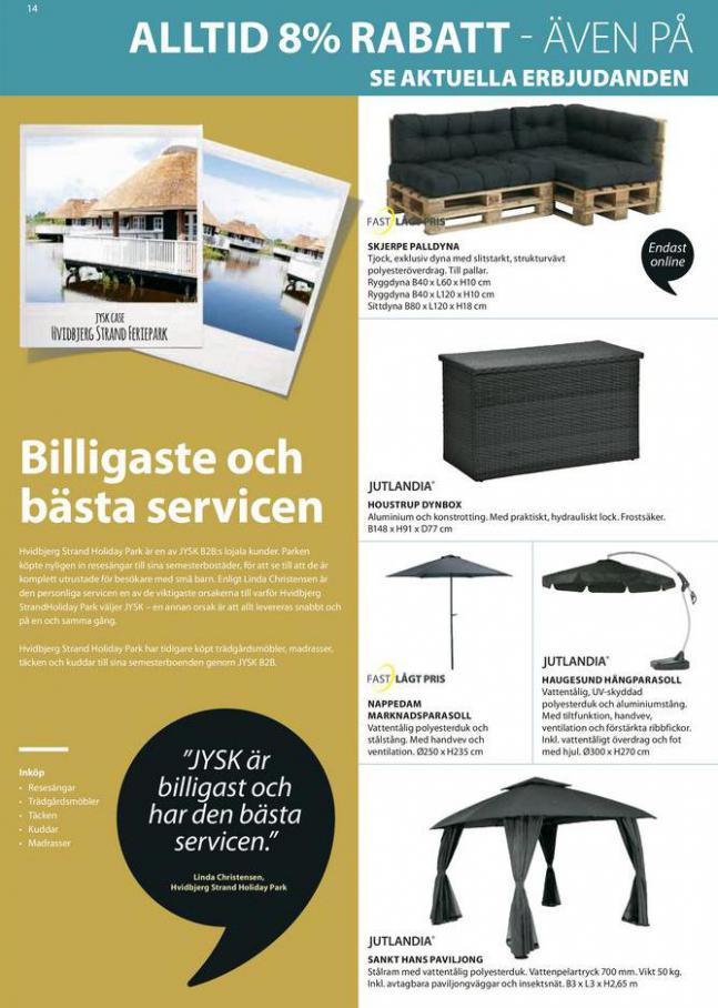  JYSK Erbjudande Business to Business Vår/Sommar 2021 . Page 14