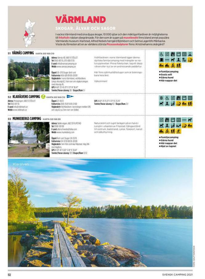  Svensk Camping 2021 . Page 132. Camping