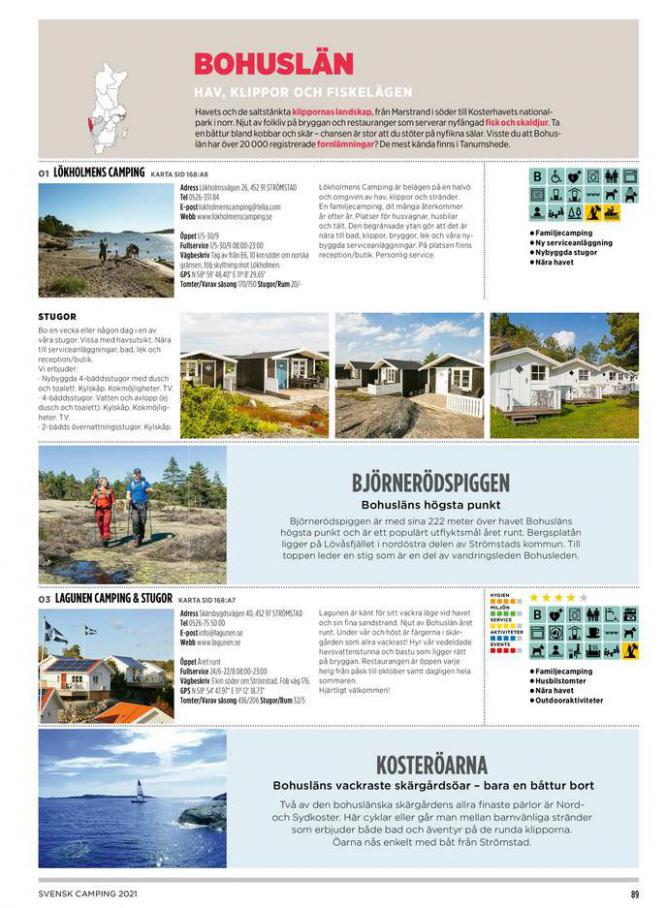  Svensk Camping 2021 . Page 89. Camping