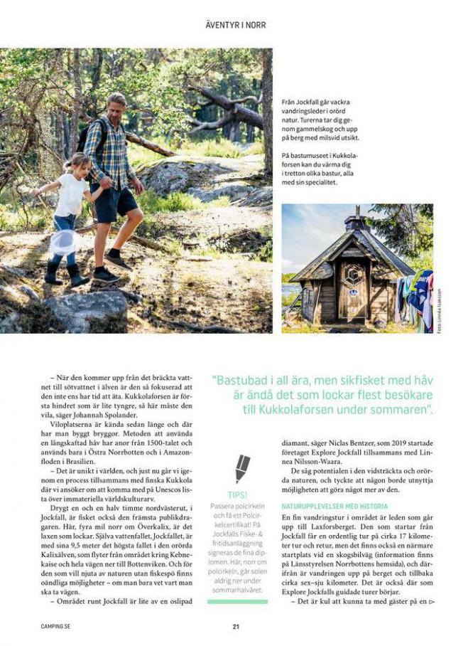  Svensk Camping 2021 . Page 21. Camping