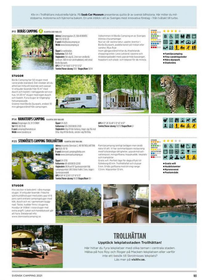  Svensk Camping 2021 . Page 103. Camping