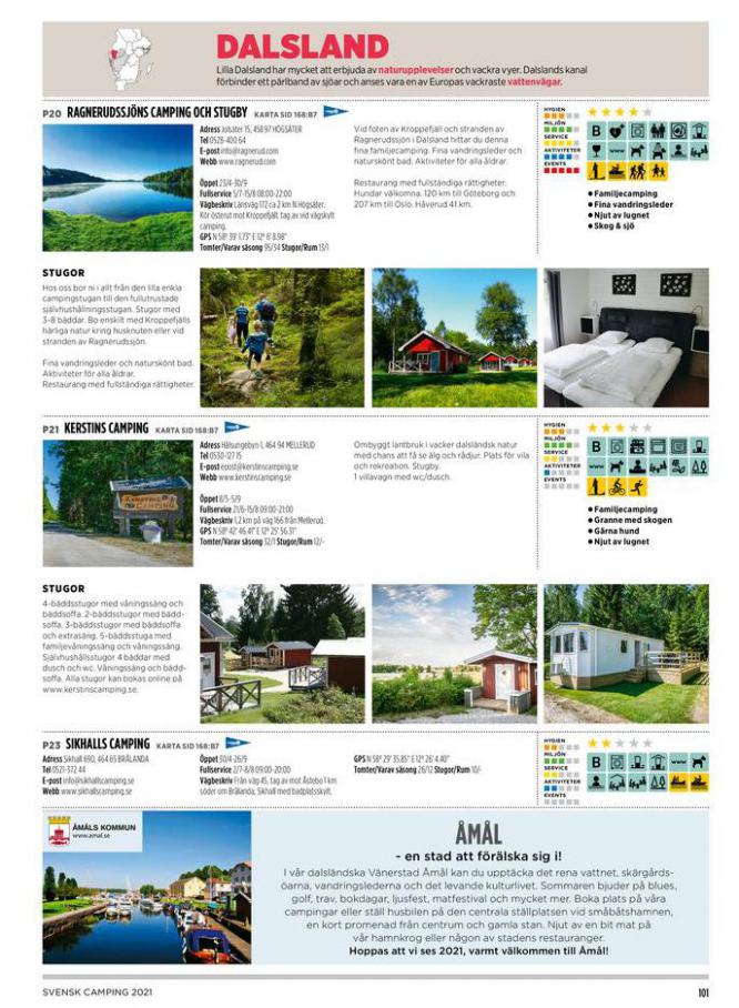  Svensk Camping 2021 . Page 101. Camping