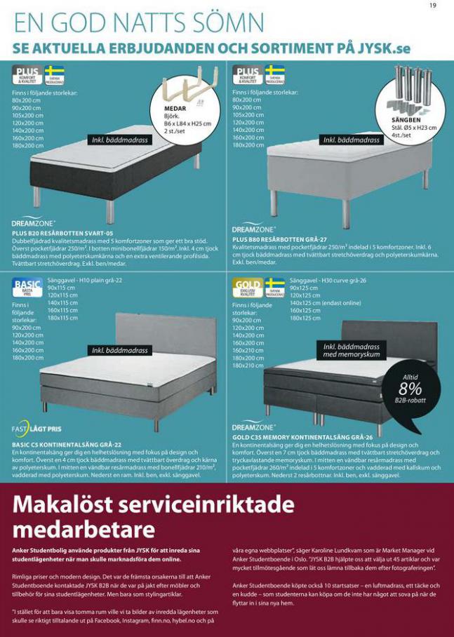  JYSK Erbjudande Business to Business Vår/Sommar 2021 . Page 19