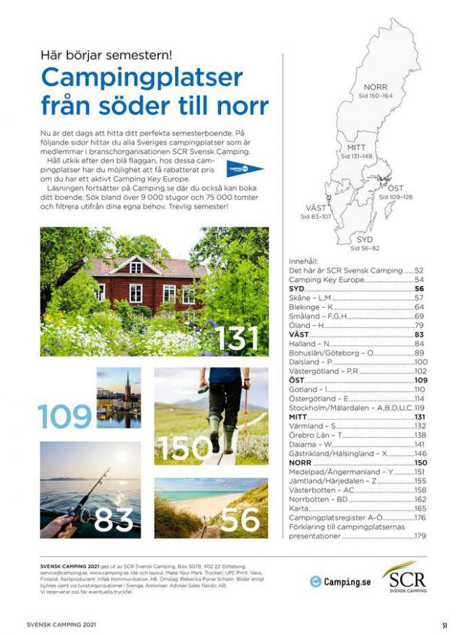  Svensk Camping 2021 . Page 51. Camping
