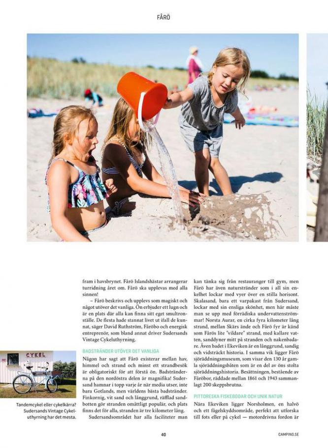  Svensk Camping 2021 . Page 40. Camping