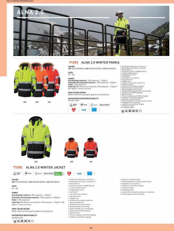  Helly Hansen Workwear Catalogue 2021 . Page 84