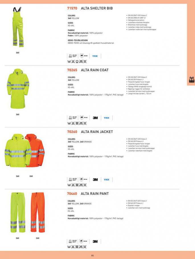  Helly Hansen Workwear Catalogue 2021 . Page 93