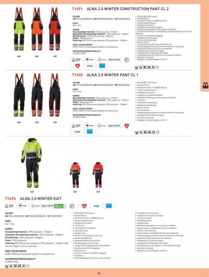  Helly Hansen Workwear Catalogue 2021 . Page 85