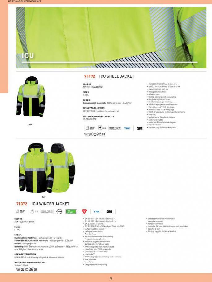 Helly Hansen Workwear Catalogue 2021 . Page 80