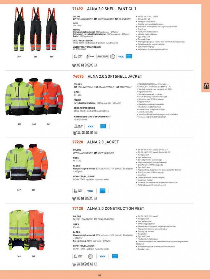  Helly Hansen Workwear Catalogue 2021 . Page 87