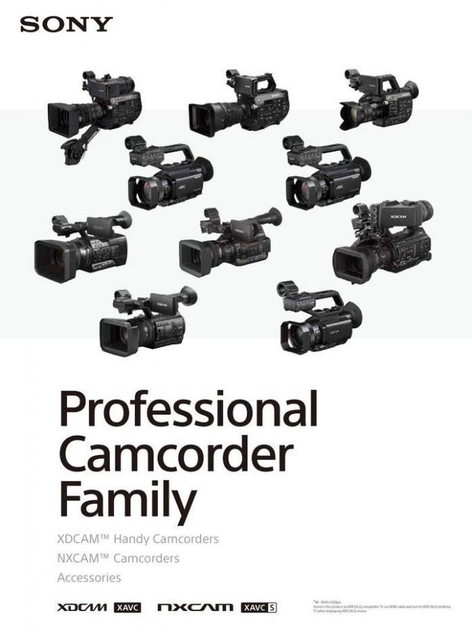 Professional Camcorder Family . Sony (2021-06-30-2021-06-30)