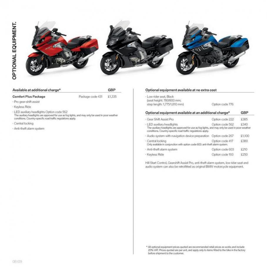  BMW Motorcyklar K1600GT . Page 8