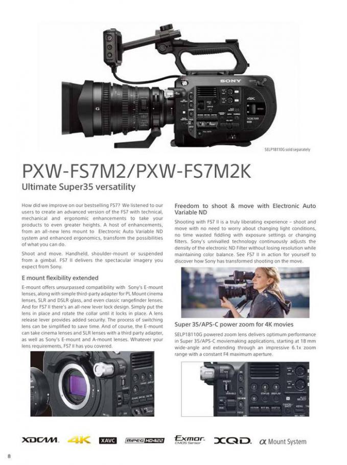  Professional Camcorder Family . Page 8