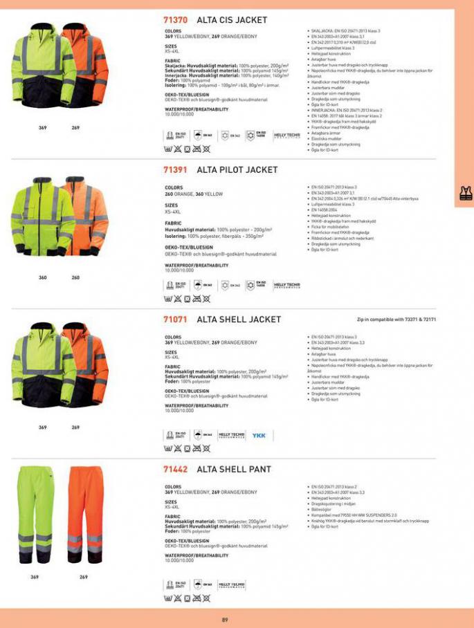  Helly Hansen Workwear Catalogue 2021 . Page 91