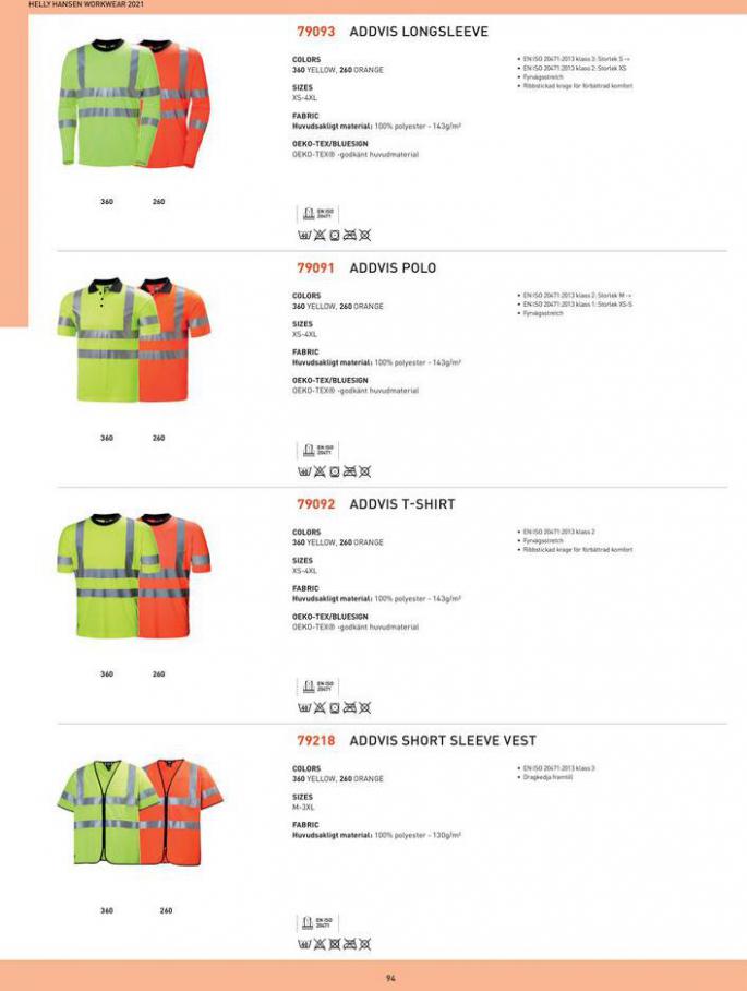  Helly Hansen Workwear Catalogue 2021 . Page 96