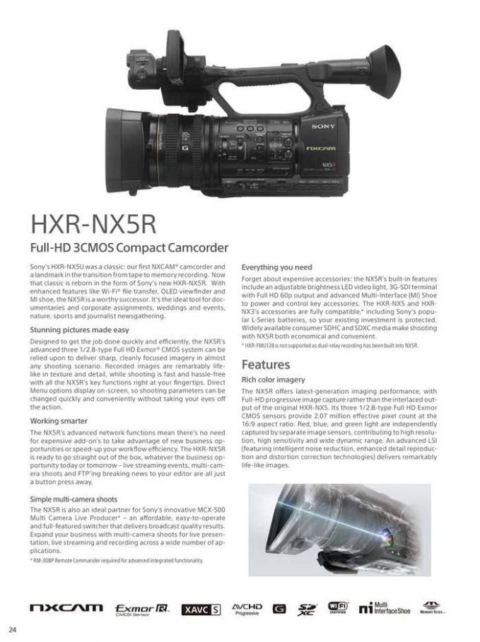  Professional Camcorder Family . Page 24