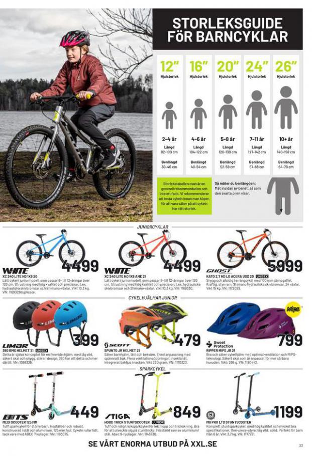  XXL Erbjudande Cykelguide 2021 . Page 23