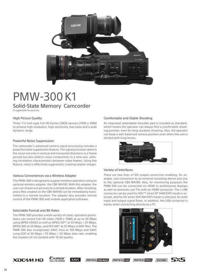  Professional Camcorder Family . Page 14