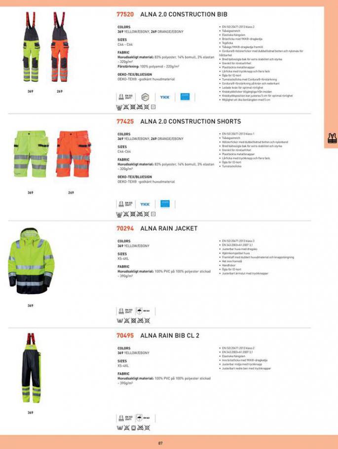  Helly Hansen Workwear Catalogue 2021 . Page 89