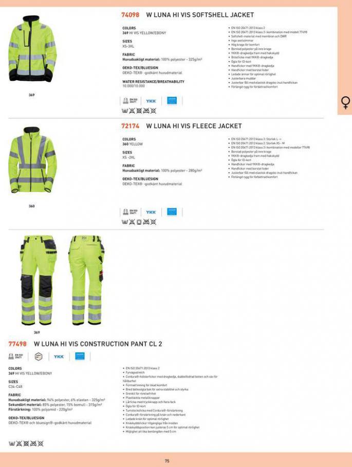  Helly Hansen Workwear Catalogue 2021 . Page 77