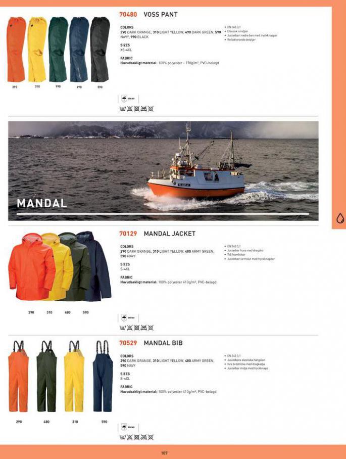  Helly Hansen Workwear Catalogue 2021 . Page 109