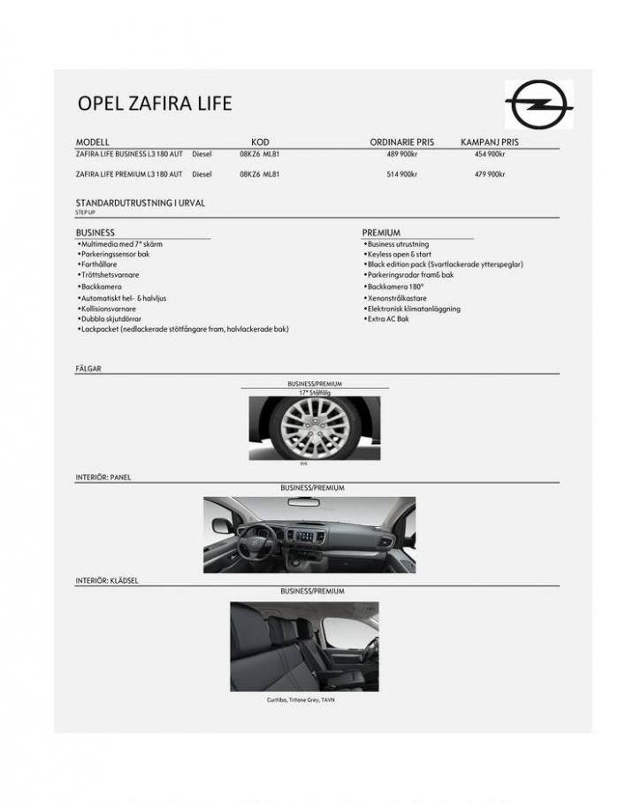  Opel - Zafira Life . Page 2