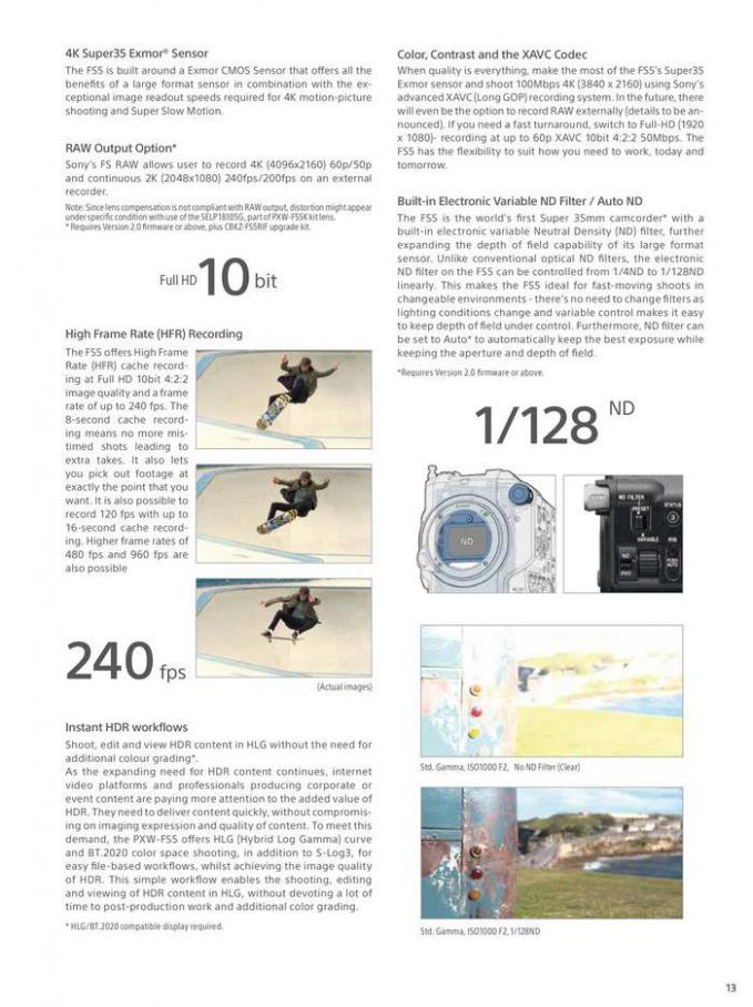  Professional Camcorder Family . Page 13