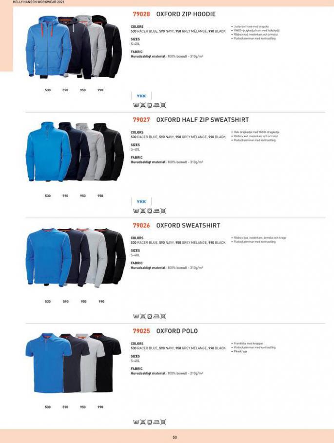  Helly Hansen Workwear Catalogue 2021 . Page 52