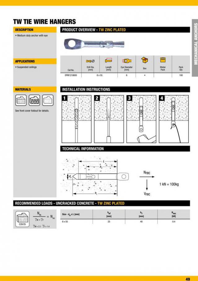 Dewalt Anchors & Fixing Systems. Page 49