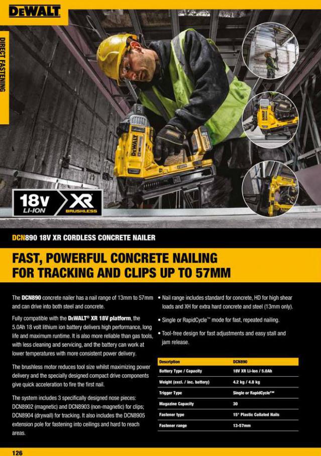Dewalt Anchors & Fixing Systems. Page 126