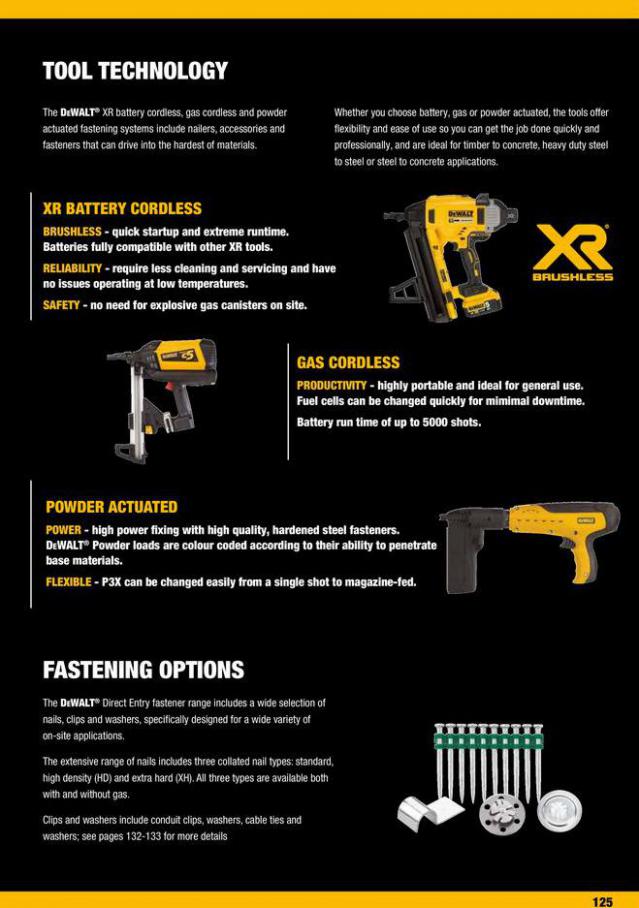 Dewalt Anchors & Fixing Systems. Page 125