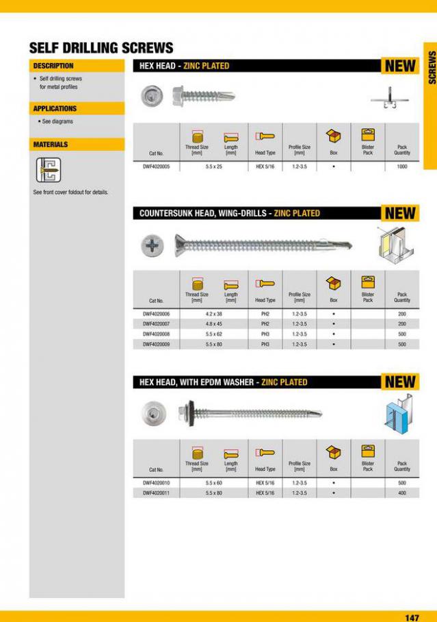 Dewalt Anchors & Fixing Systems. Page 147