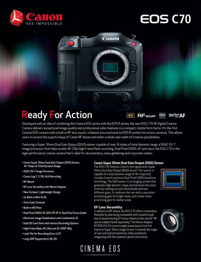 Canon EOS Cinema C70. Canon (2021-07-24-2021-07-24)