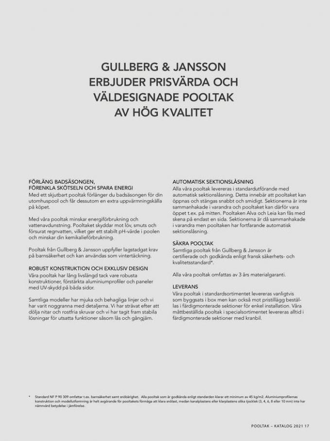  Poolkatalog Gullberg Jansson 2021 . Page 17