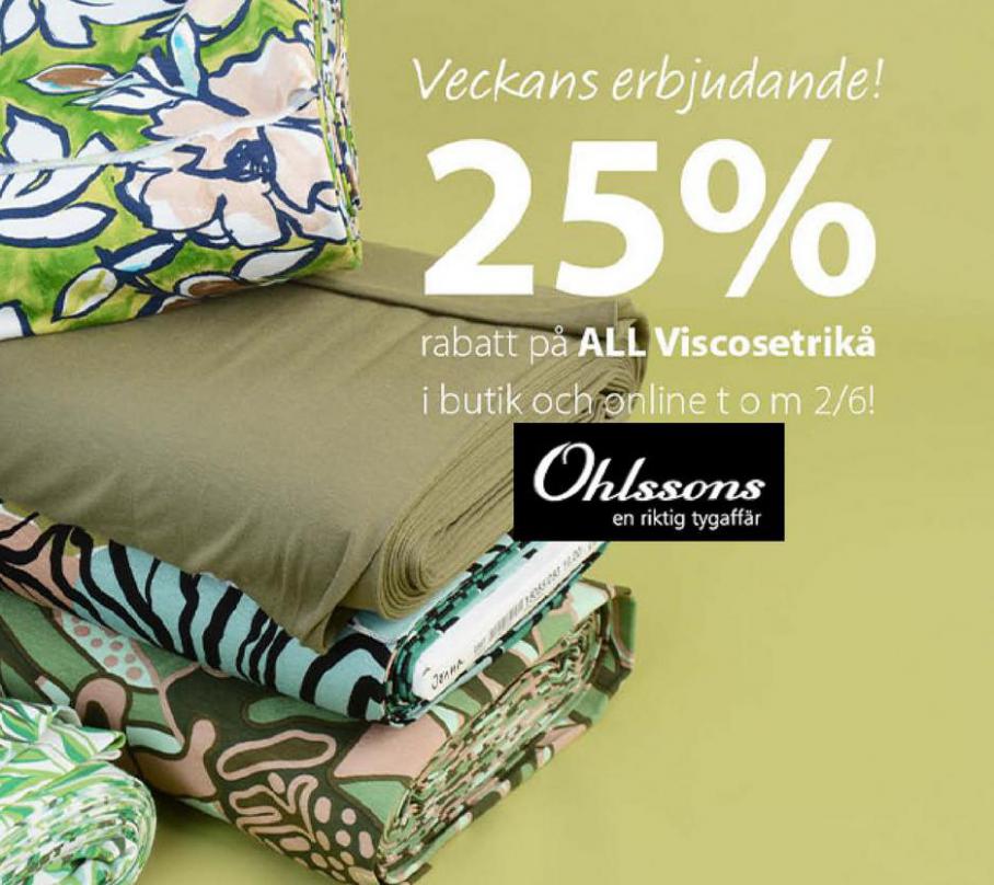 New offers. Ohlssons Tyger (2021-06-02-2021-06-02)