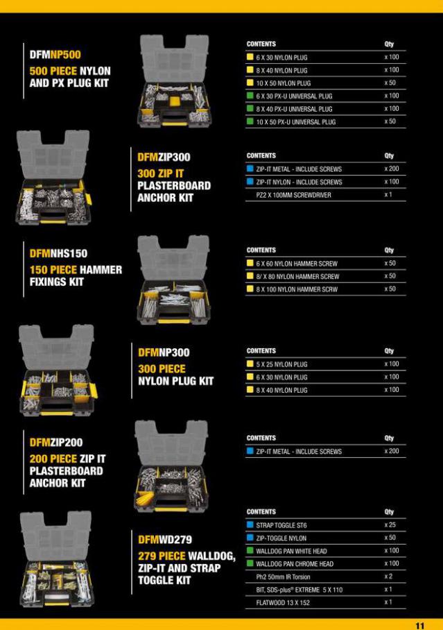 Dewalt Anchors & Fixing Systems. Page 11