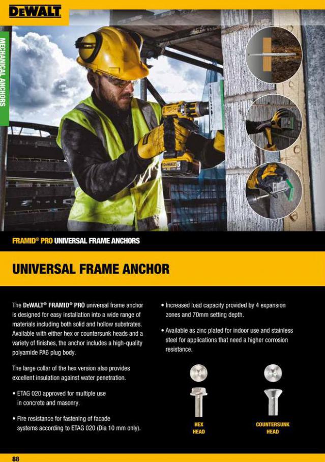 Dewalt Anchors & Fixing Systems. Page 88