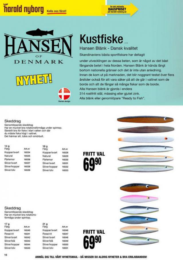  Harald Nyborg Erbjudande Fiske 2021 . Page 16