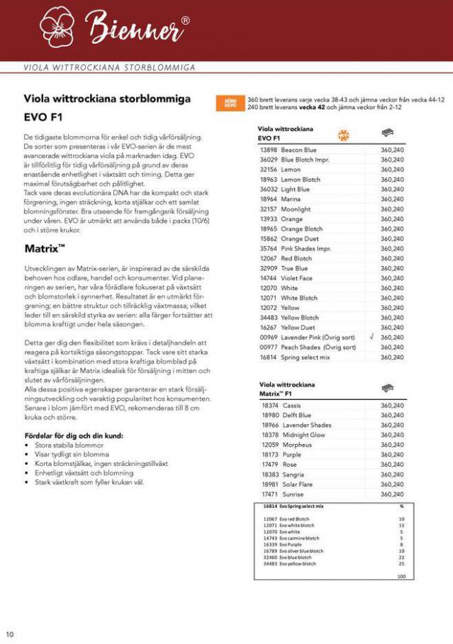  Hörnhems handelsträdgård Viola 2021 . Page 8